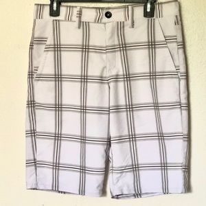 Tony Hawk 900 30 x 30 White Plaid Men’s Shorts